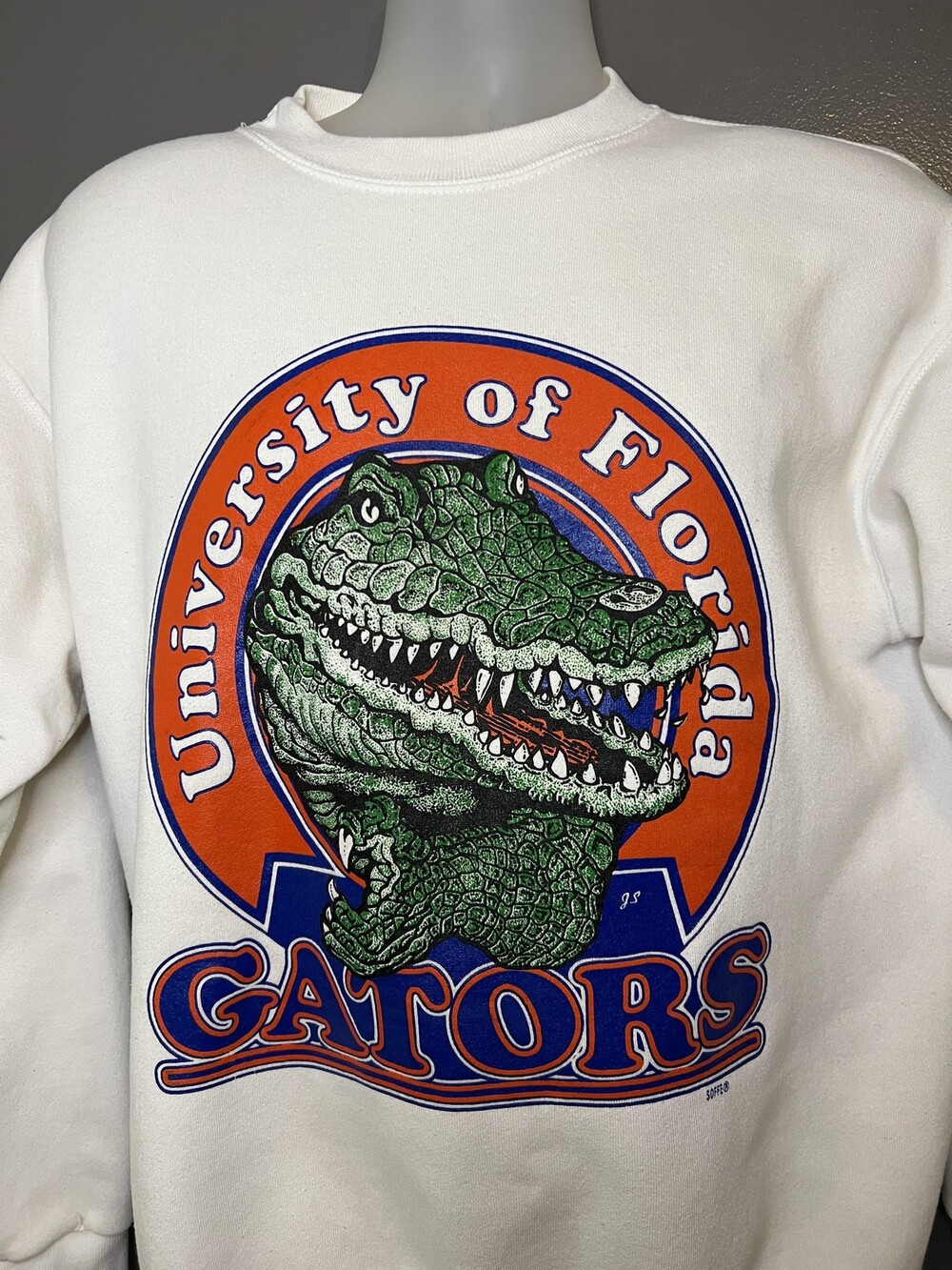 Vintage Florida Gators Sweatshirt Mens Large White NCAA College Soffe 90s